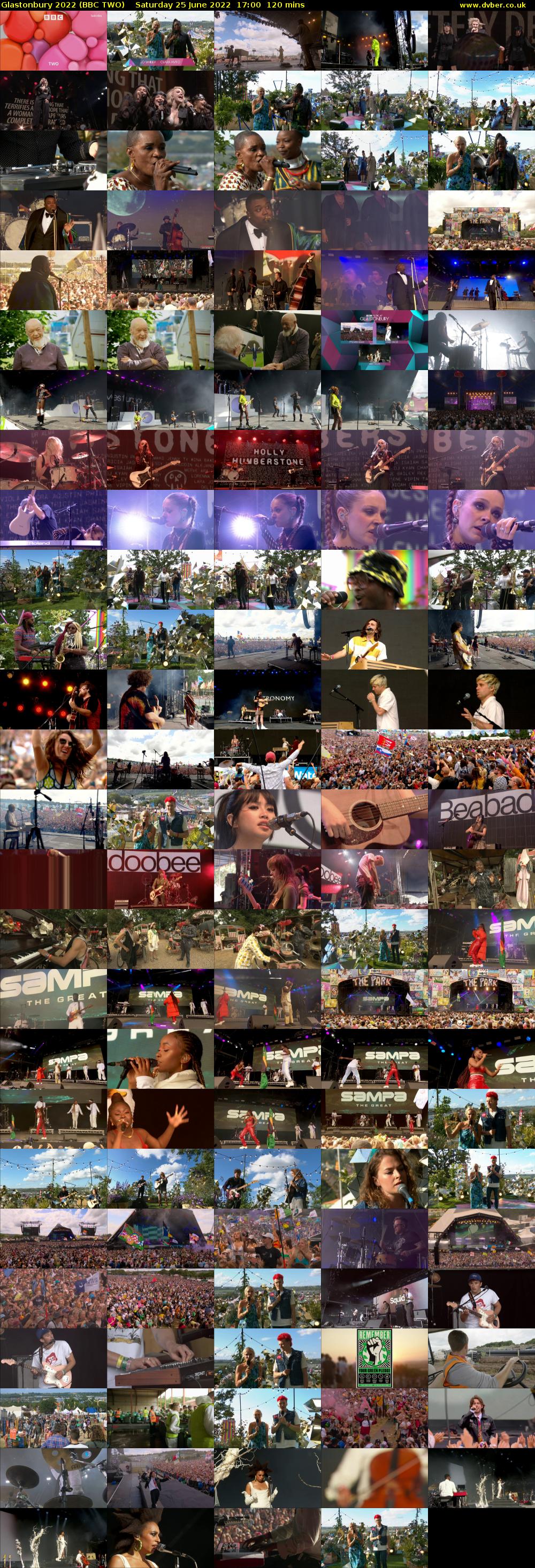 Glastonbury 2022 (BBC TWO) Saturday 25 June 2022 17:00 - 19:00