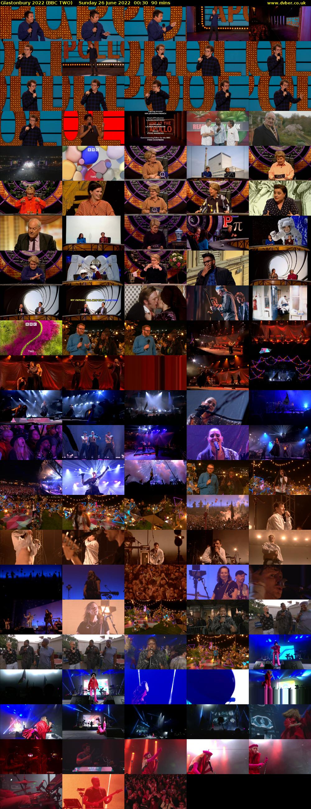 Glastonbury 2022 (BBC TWO) Sunday 26 June 2022 00:30 - 02:00