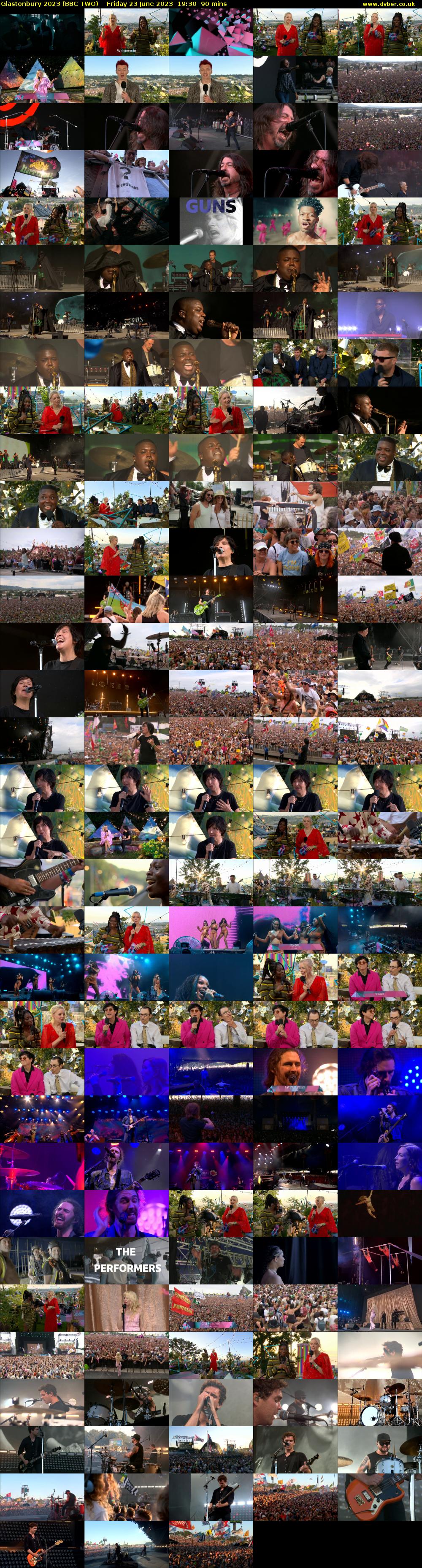Glastonbury 2023 (BBC TWO) Friday 23 June 2023 19:30 - 21:00