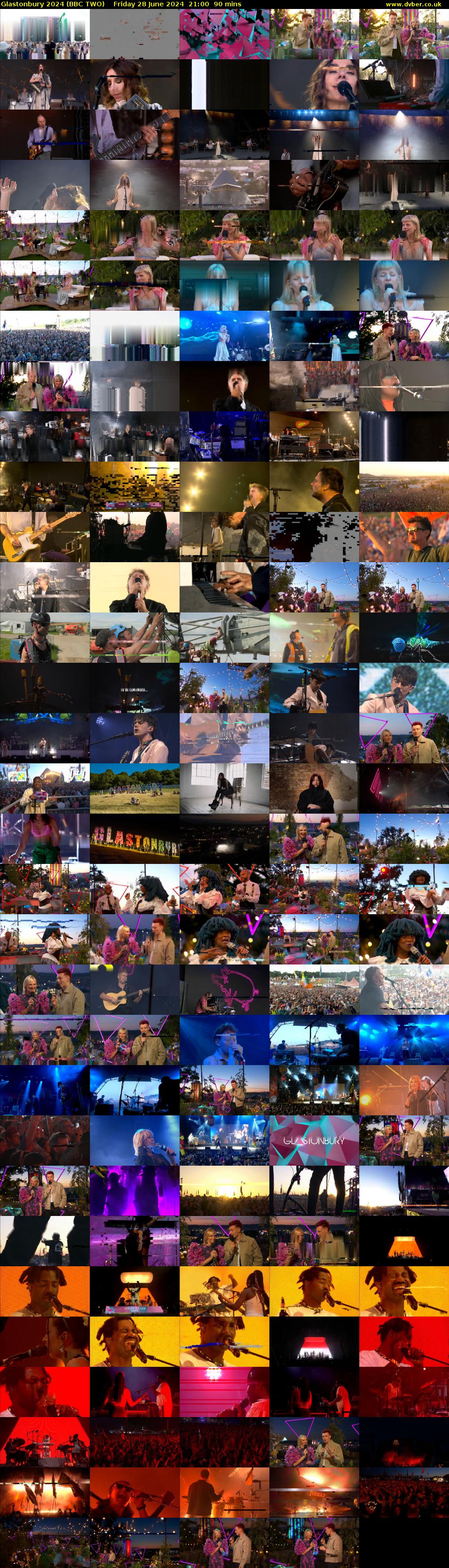 Glastonbury 2024 (BBC TWO) Friday 28 June 2024 21:00 - 22:30