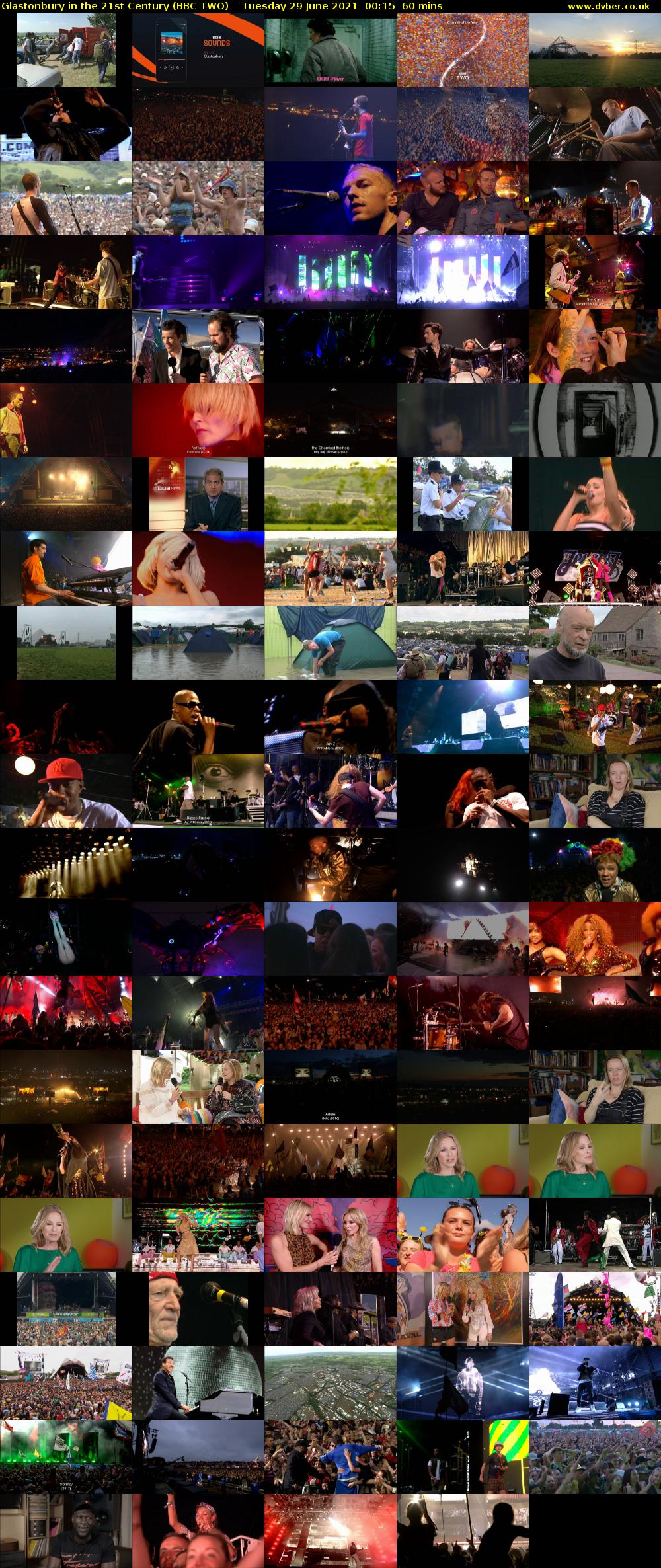 Glastonbury in the 21st Century (BBC TWO) Tuesday 29 June 2021 00:15 - 01:15