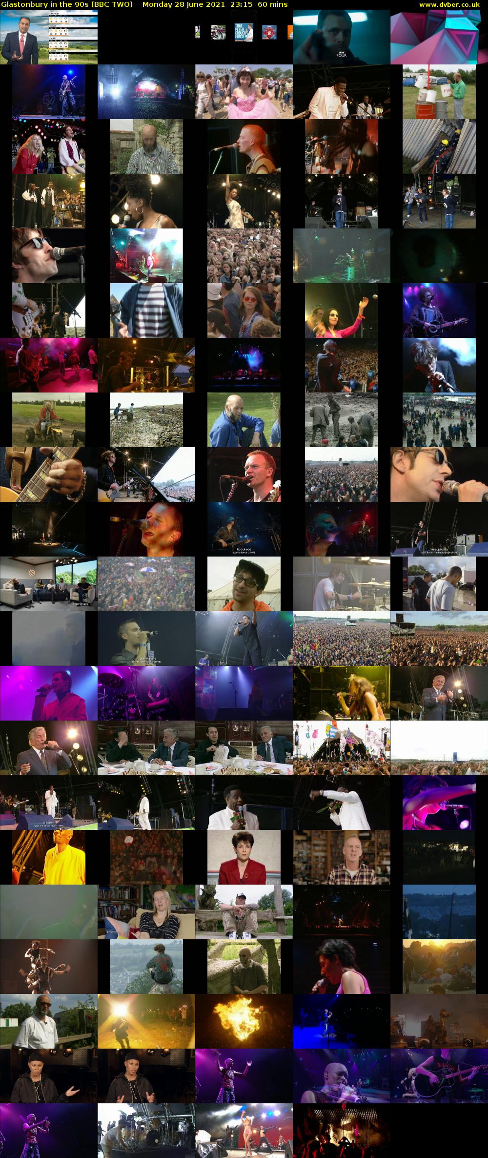 Glastonbury in the 90s (BBC TWO) Monday 28 June 2021 23:15 - 00:15