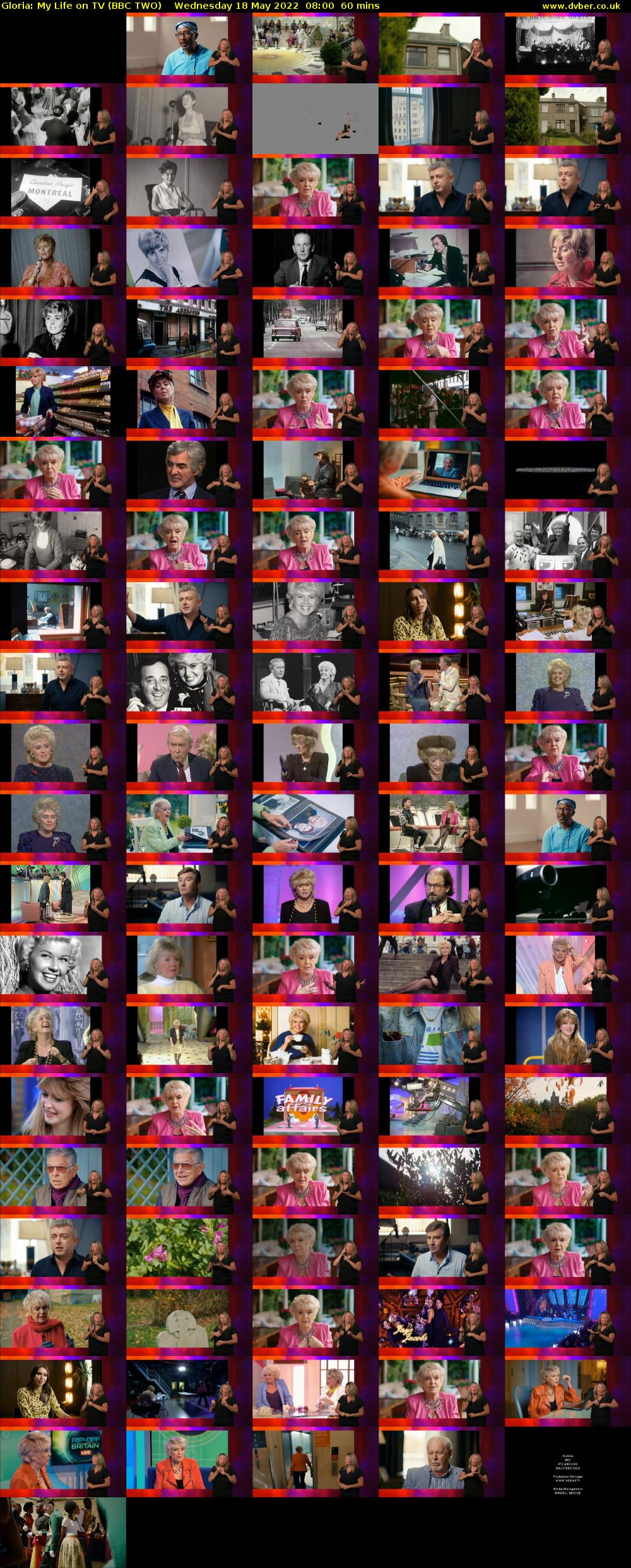 Gloria: My Life on TV (BBC TWO) Wednesday 18 May 2022 08:00 - 09:00