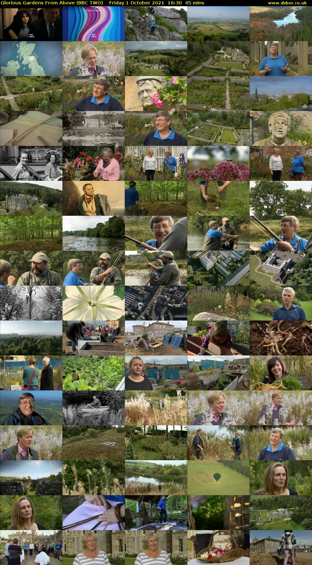 Glorious Gardens from Above (BBC TWO) Friday 1 October 2021 16:30 - 17:15