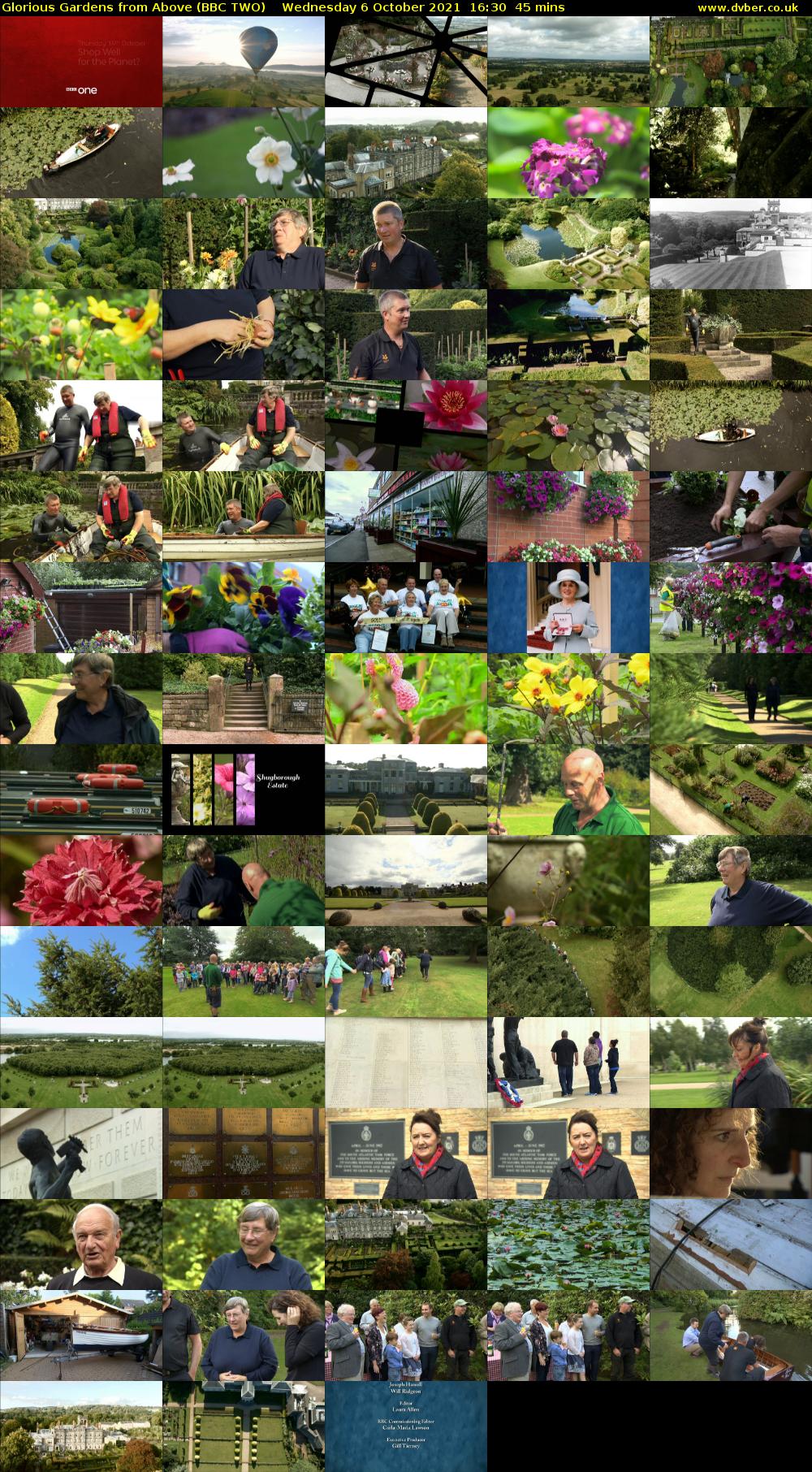 Glorious Gardens from Above (BBC TWO) Wednesday 6 October 2021 16:30 - 17:15