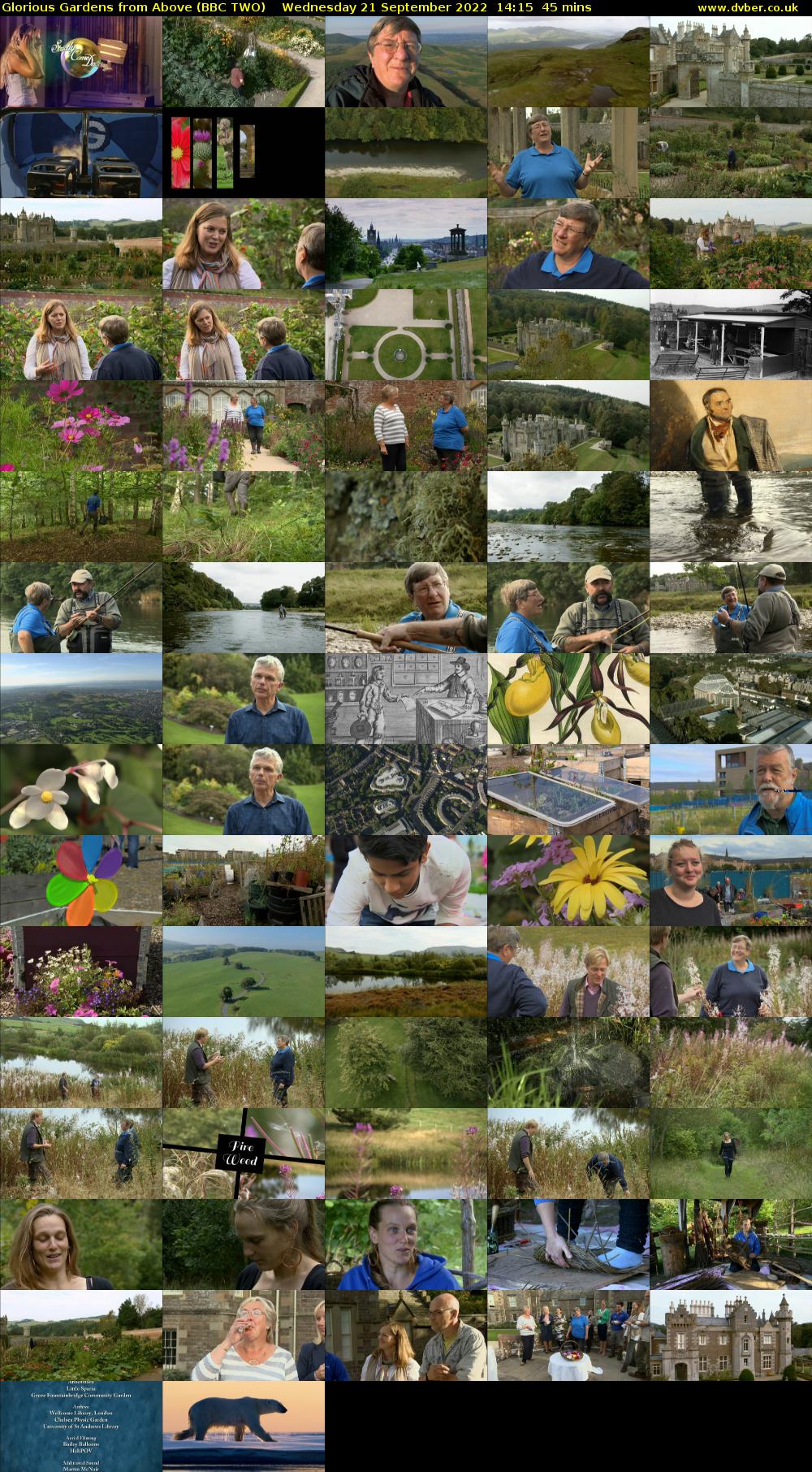 Glorious Gardens from Above (BBC TWO) Wednesday 21 September 2022 14:15 - 15:00
