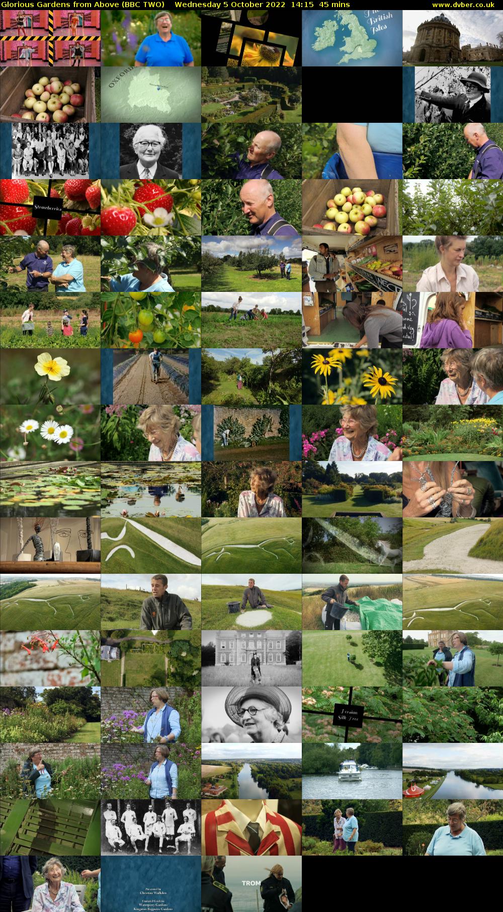 Glorious Gardens from Above (BBC TWO) Wednesday 5 October 2022 14:15 - 15:00