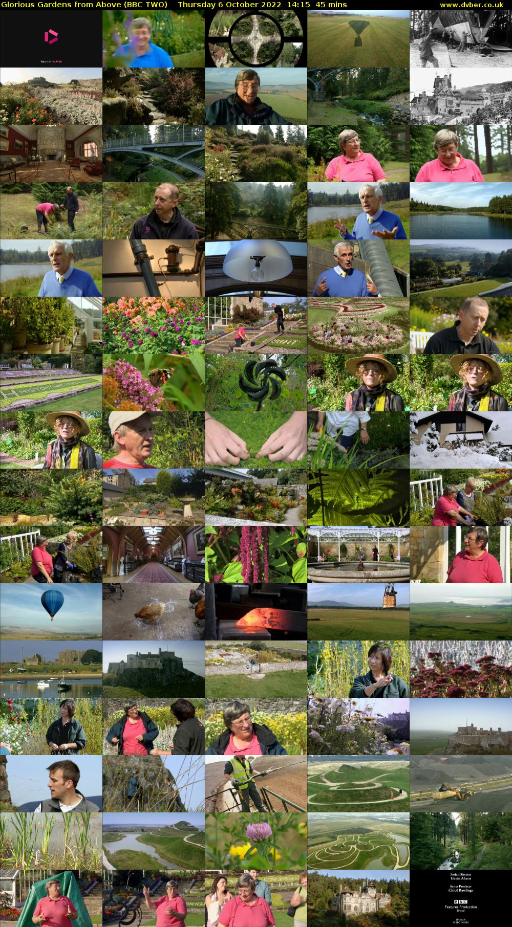 Glorious Gardens from Above (BBC TWO) Thursday 6 October 2022 14:15 - 15:00