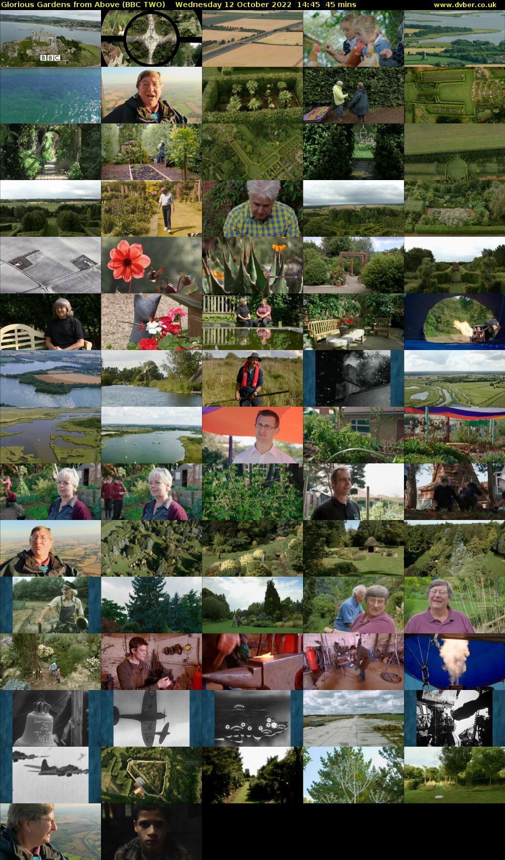 Glorious Gardens from Above (BBC TWO) Wednesday 12 October 2022 14:45 - 15:30