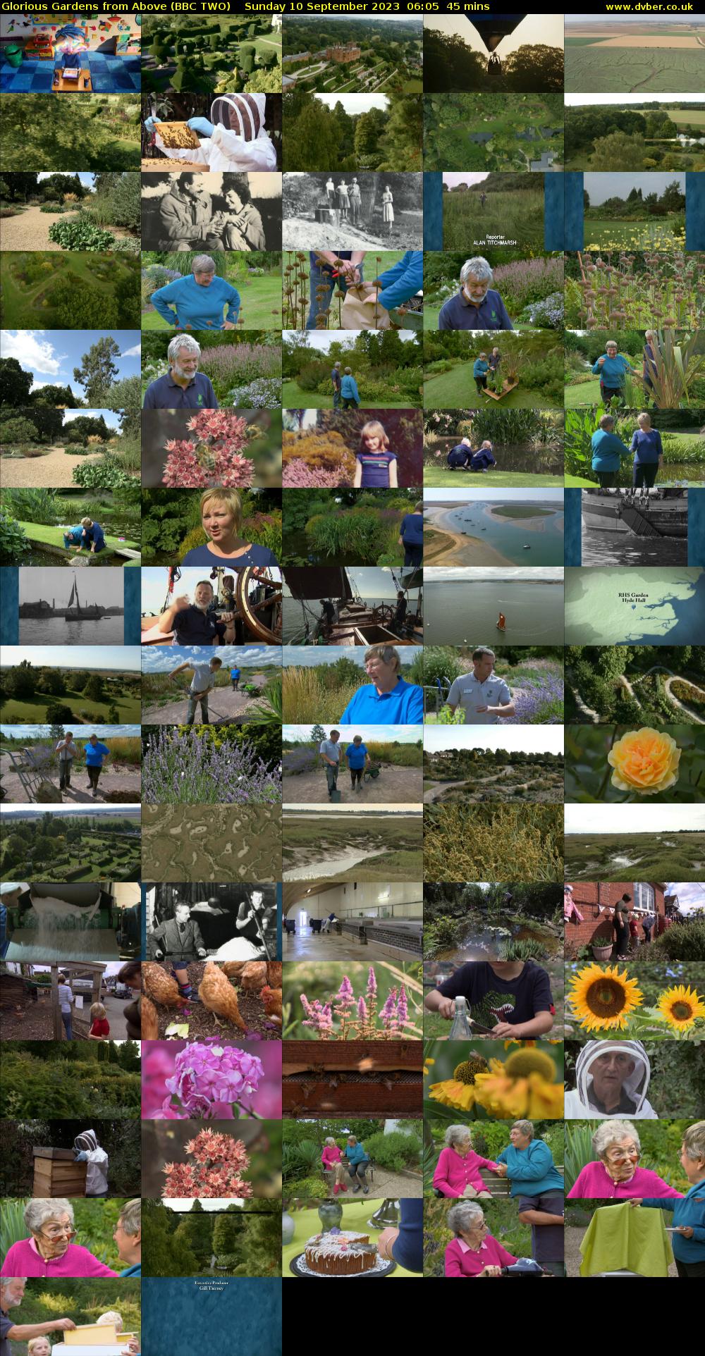 Glorious Gardens from Above (BBC TWO) Sunday 10 September 2023 06:05 - 06:50