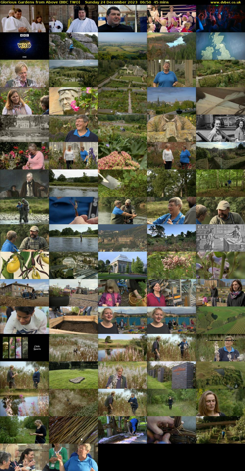 Glorious Gardens from Above (BBC TWO) Sunday 24 December 2023 06:50 - 07:35