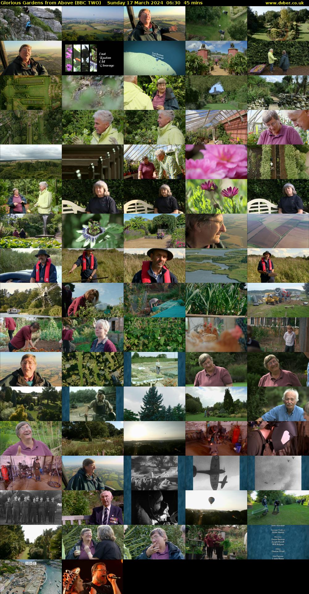 Glorious Gardens from Above (BBC TWO) Sunday 17 March 2024 06:30 - 07:15