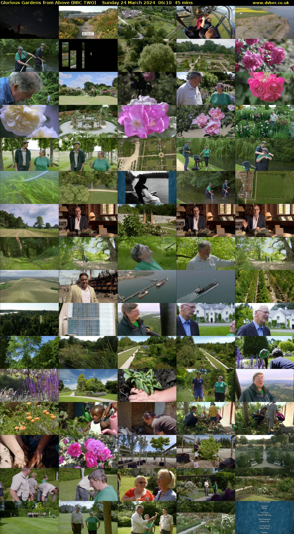 Glorious Gardens from Above (BBC TWO) Sunday 24 March 2024 06:10 - 06:55