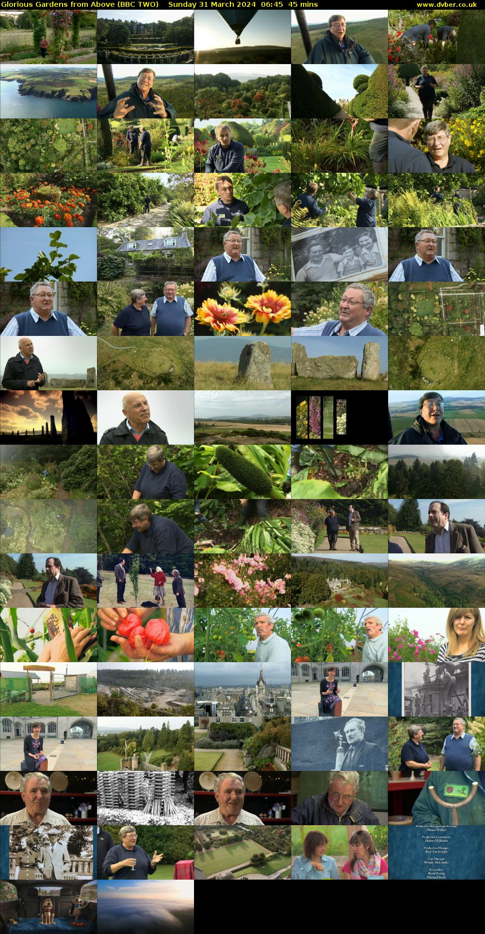 Glorious Gardens from Above (BBC TWO) Sunday 31 March 2024 06:45 - 07:30