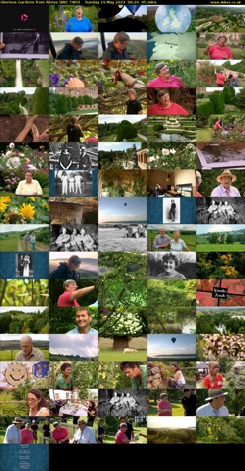 Glorious Gardens from Above (BBC TWO) Sunday 19 May 2024 06:20 - 07:05