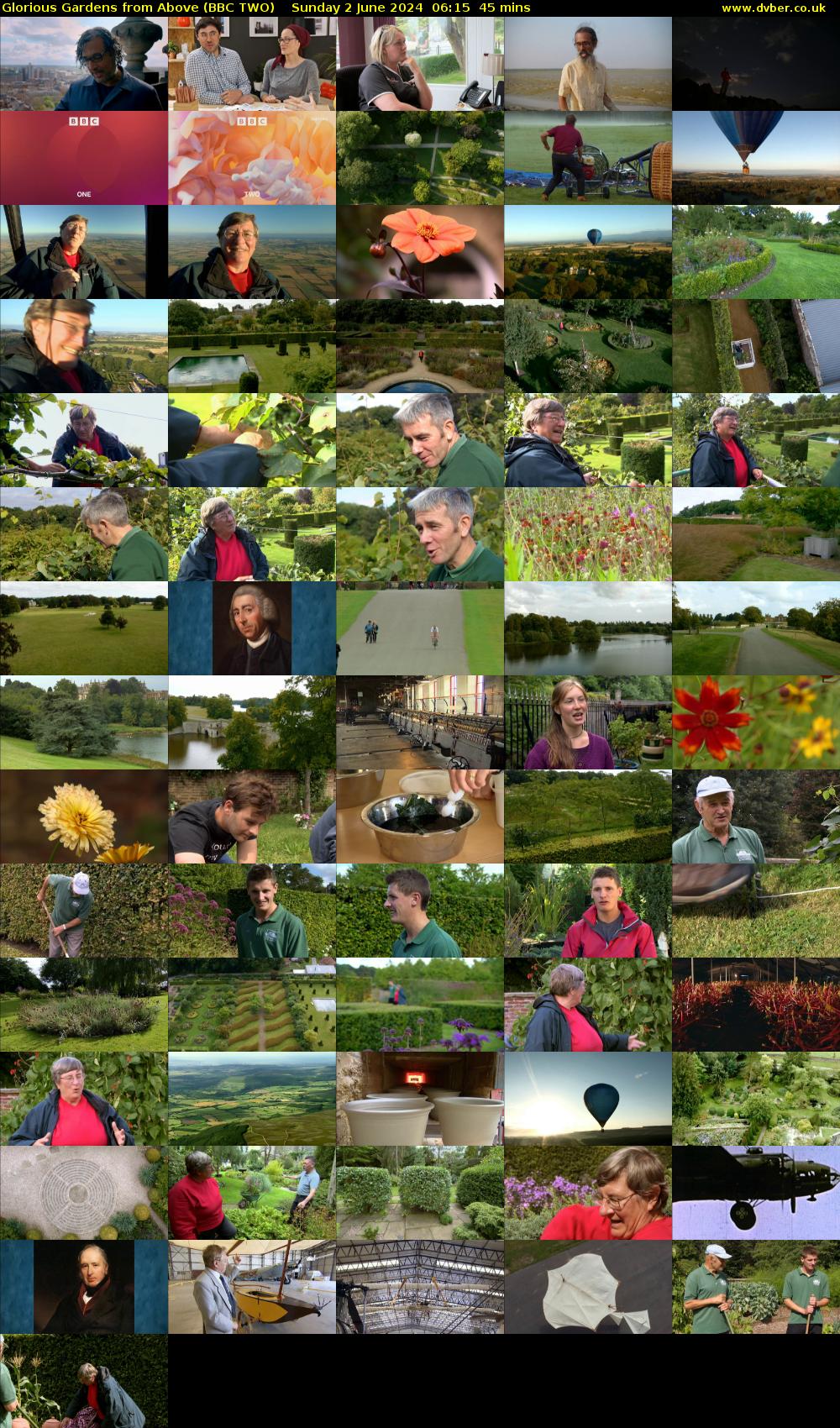Glorious Gardens from Above (BBC TWO) Sunday 2 June 2024 06:15 - 07:00