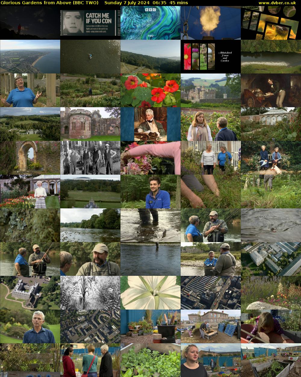 Glorious Gardens from Above (BBC TWO) Sunday 7 July 2024 06:35 - 07:20