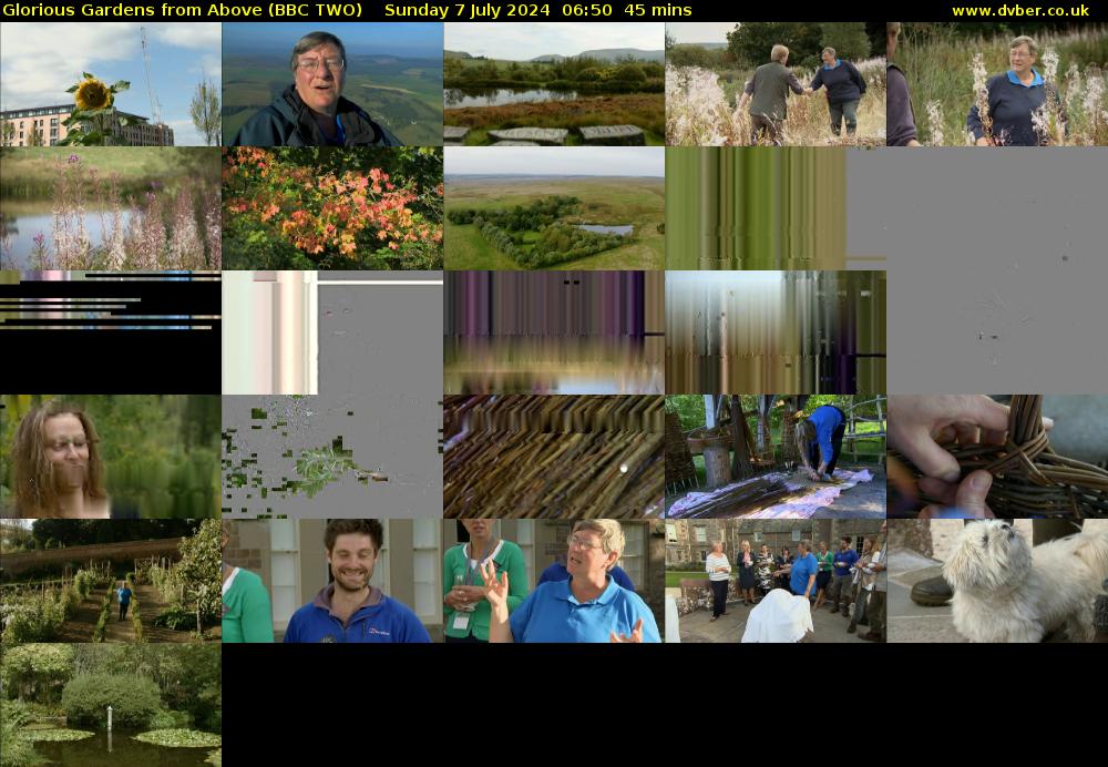 Glorious Gardens from Above (BBC TWO) Sunday 7 July 2024 06:50 - 07:35