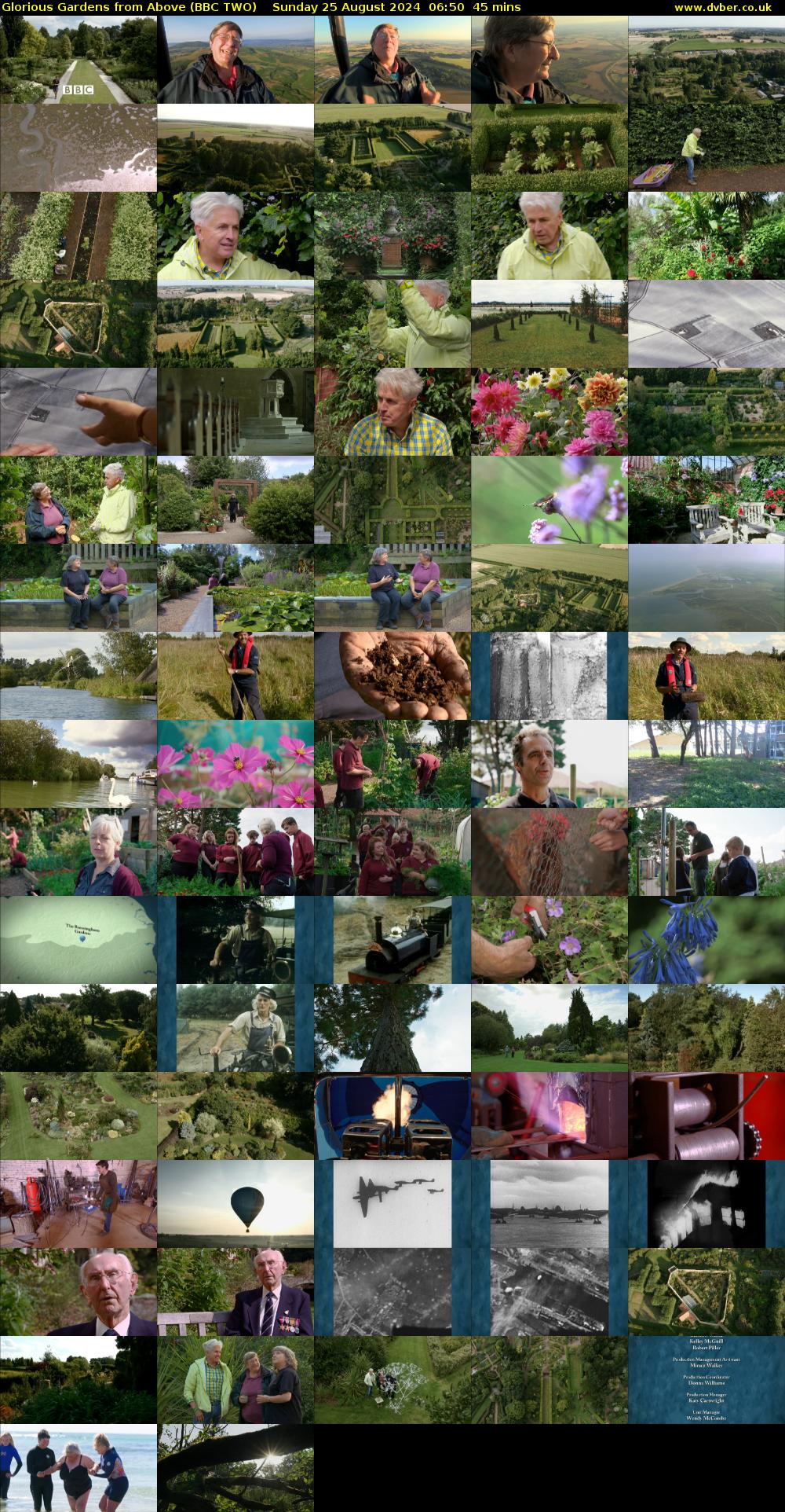 Glorious Gardens from Above (BBC TWO) Sunday 25 August 2024 06:50 - 07:35
