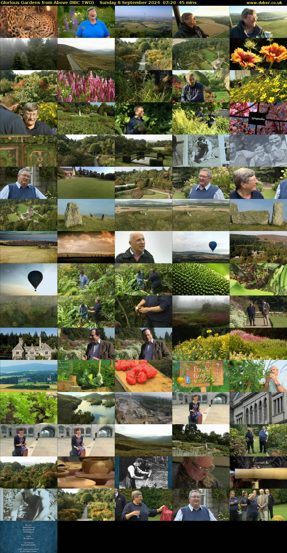 Glorious Gardens from Above (BBC TWO) Sunday 8 September 2024 07:20 - 08:05