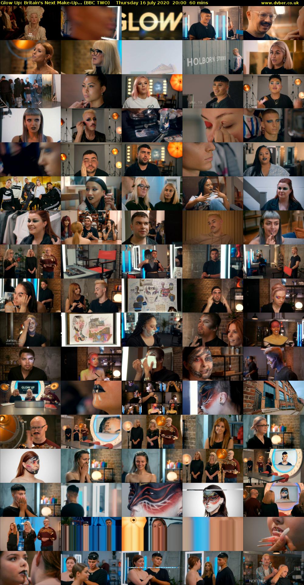 Glow Up: Britain's Next Make-Up... (BBC TWO) Thursday 16 July 2020 20:00 - 21:00