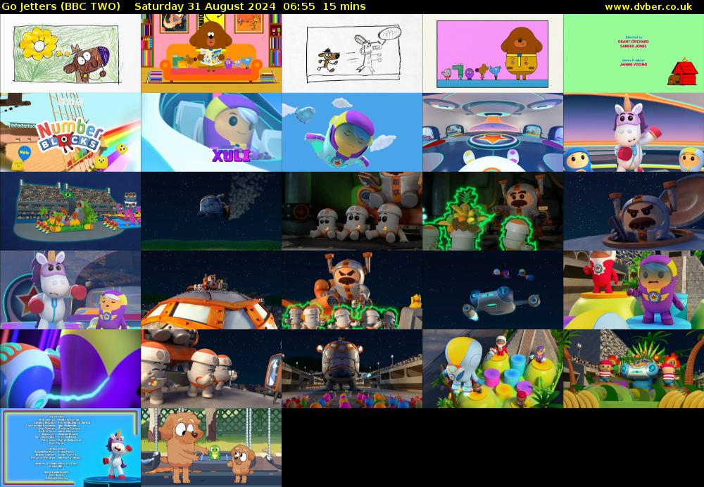 Go Jetters (BBC TWO) Saturday 31 August 2024 06:55 - 07:10