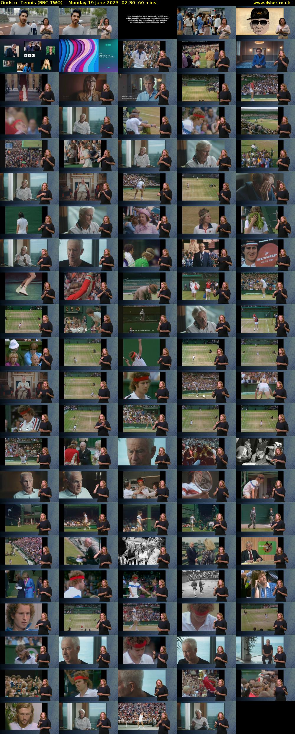 Gods of Tennis (BBC TWO) Monday 19 June 2023 02:30 - 03:30