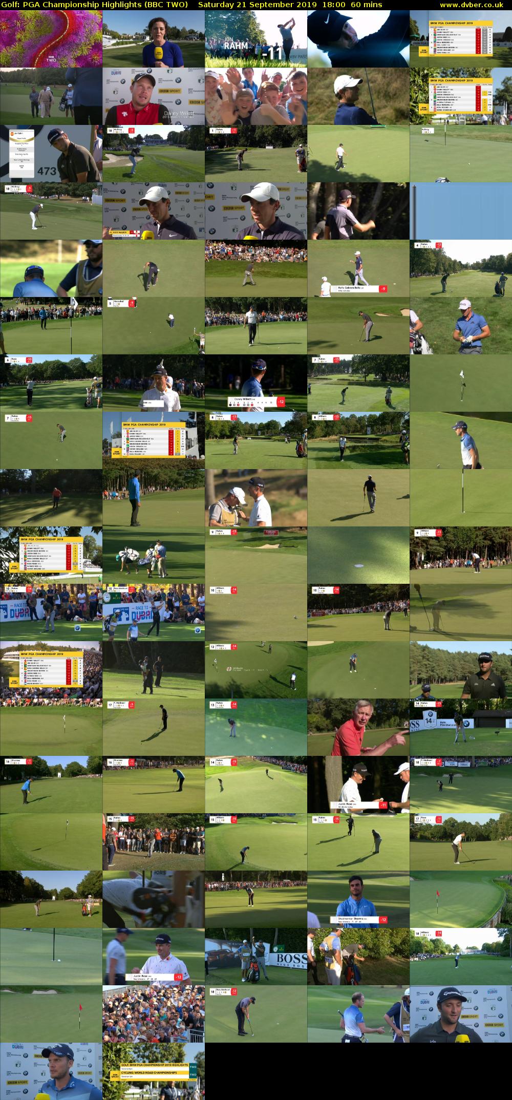 Golf: PGA Championship Highlights (BBC TWO) Saturday 21 September 2019 18:00 - 19:00