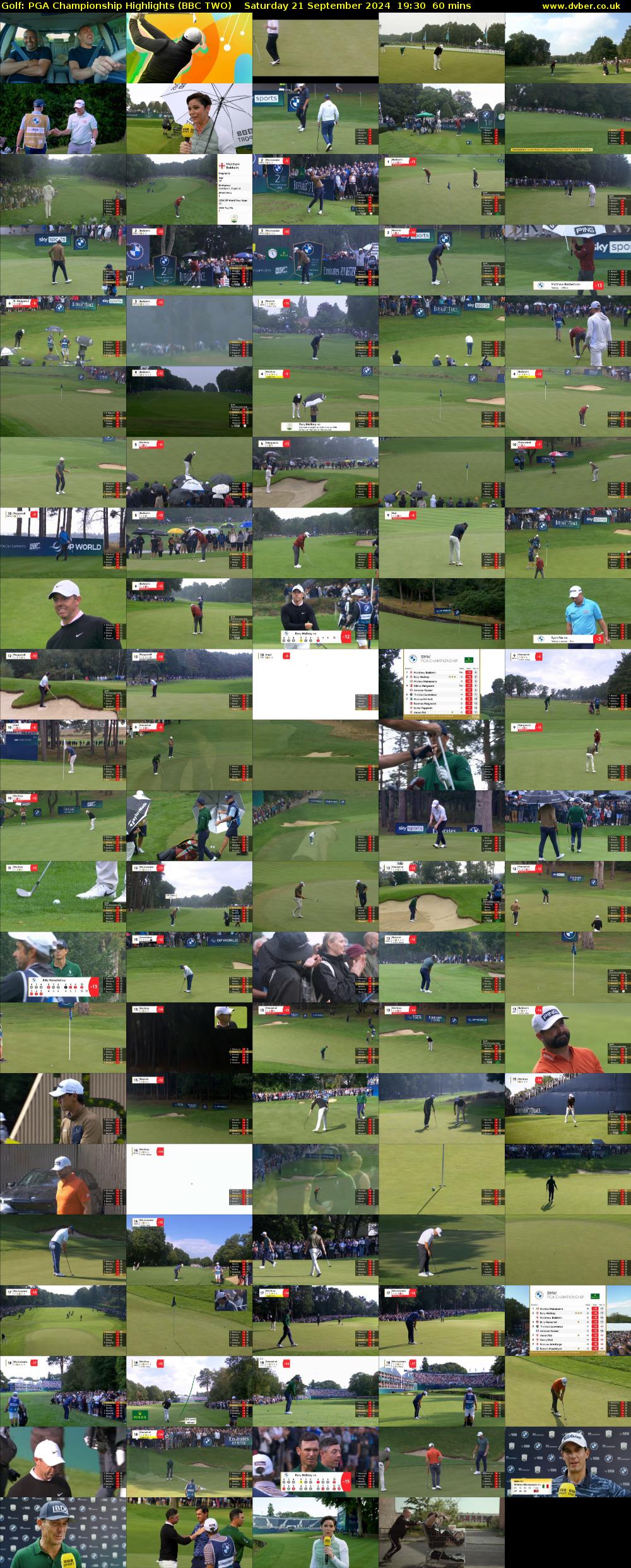 Golf: PGA Championship Highlights (BBC TWO) Saturday 21 September 2024 19:30 - 20:30