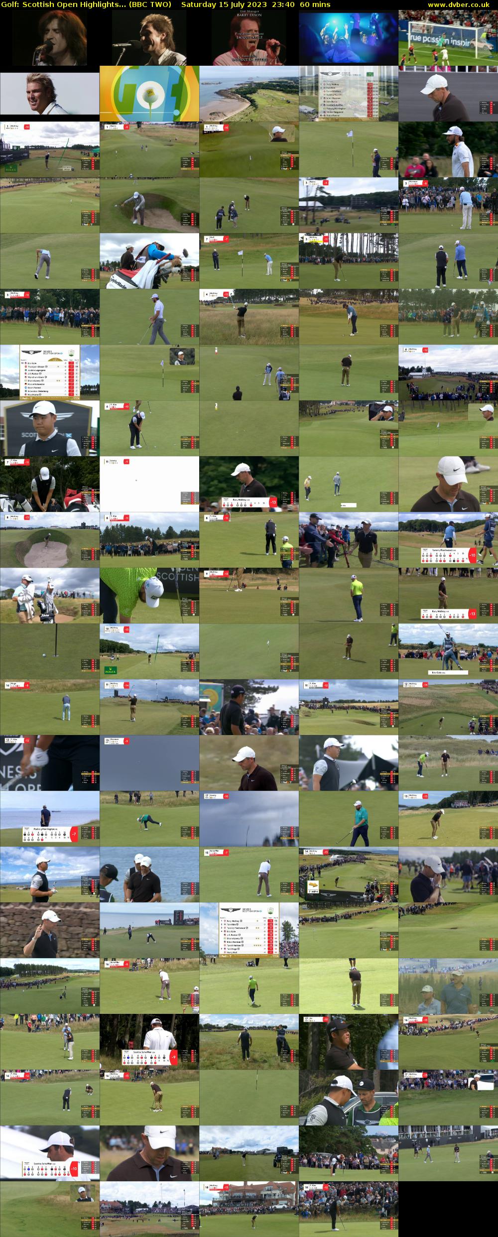 Golf: Scottish Open Highlights... (BBC TWO) Saturday 15 July 2023 23:40 - 00:40