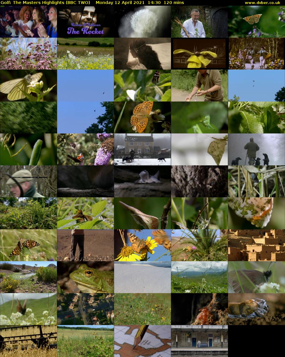 Golf: The Masters Highlights (BBC TWO) Monday 12 April 2021 14:30 - 16:30