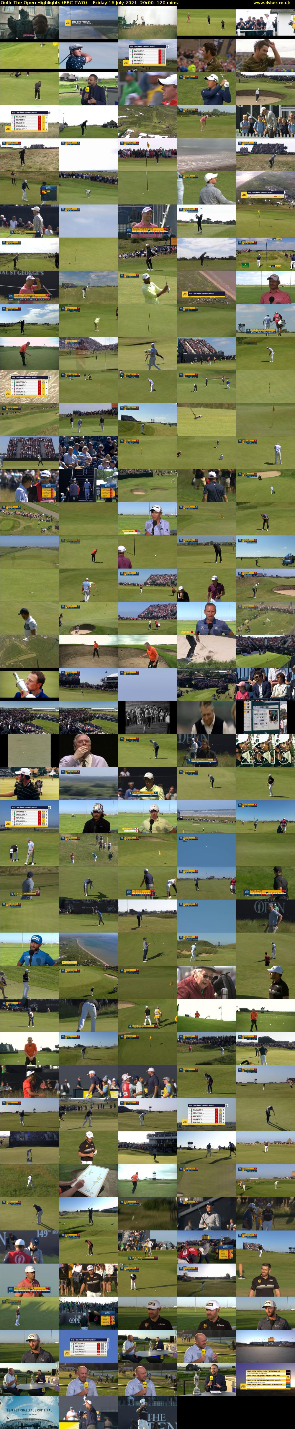 Golf: The Open Highlights (BBC TWO) Friday 16 July 2021 20:00 - 22:00