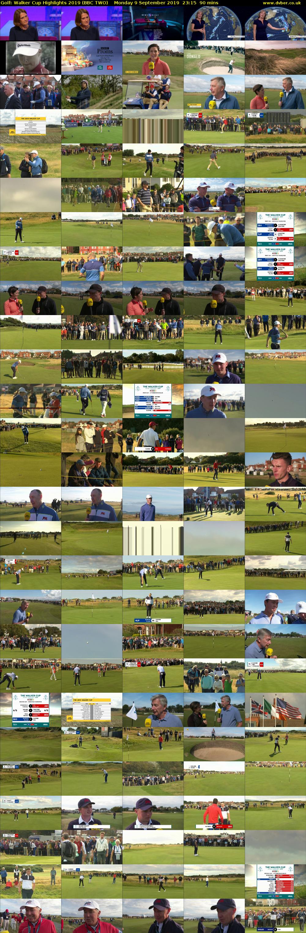 Golf: Walker Cup Highlights 2019 (BBC TWO) Monday 9 September 2019 23:15 - 00:45