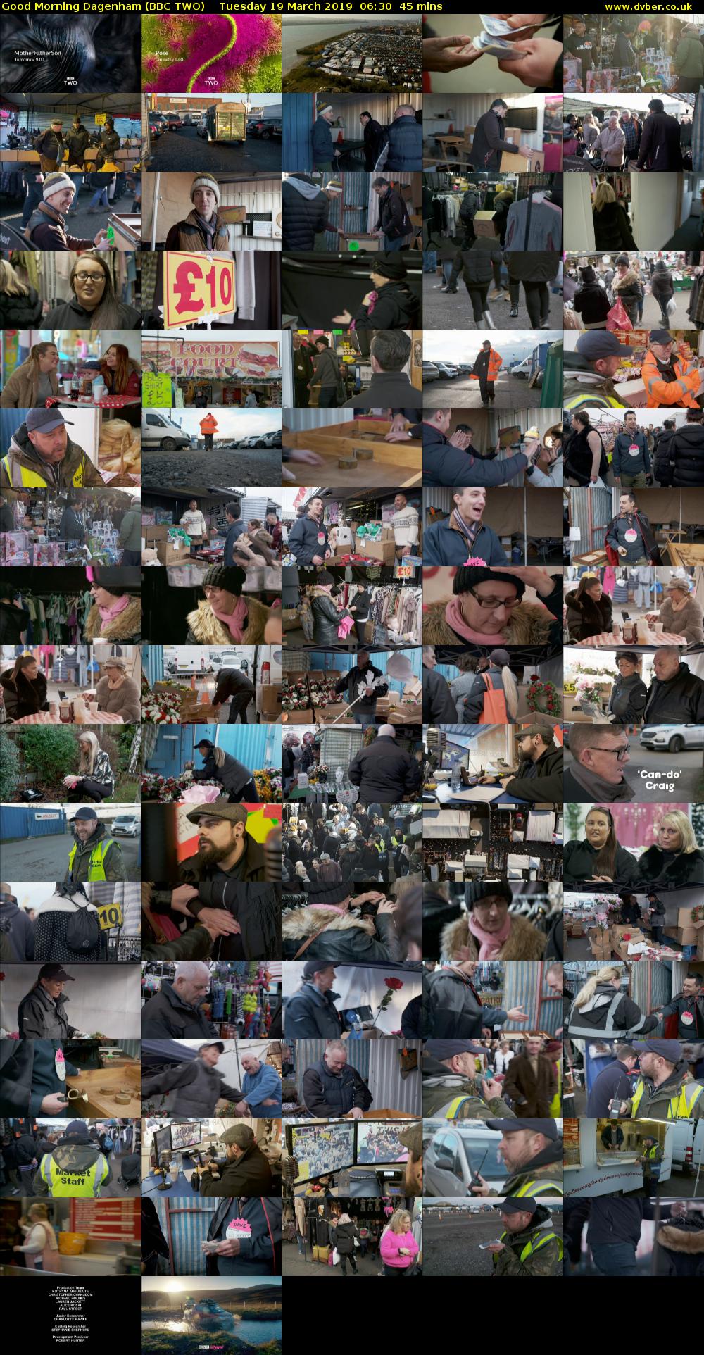 Good Morning Dagenham (BBC TWO) Tuesday 19 March 2019 06:30 - 07:15
