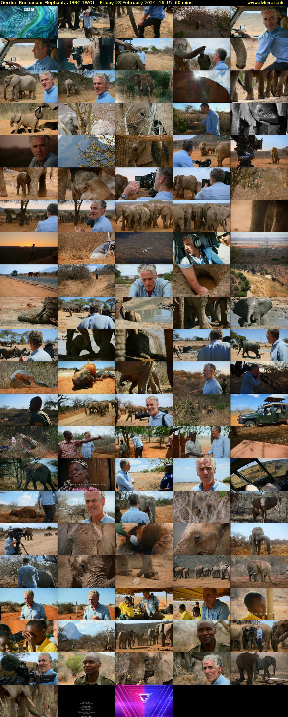 Gordon Buchanan: Elephant... (BBC TWO) Friday 23 February 2024 16:15 - 17:15