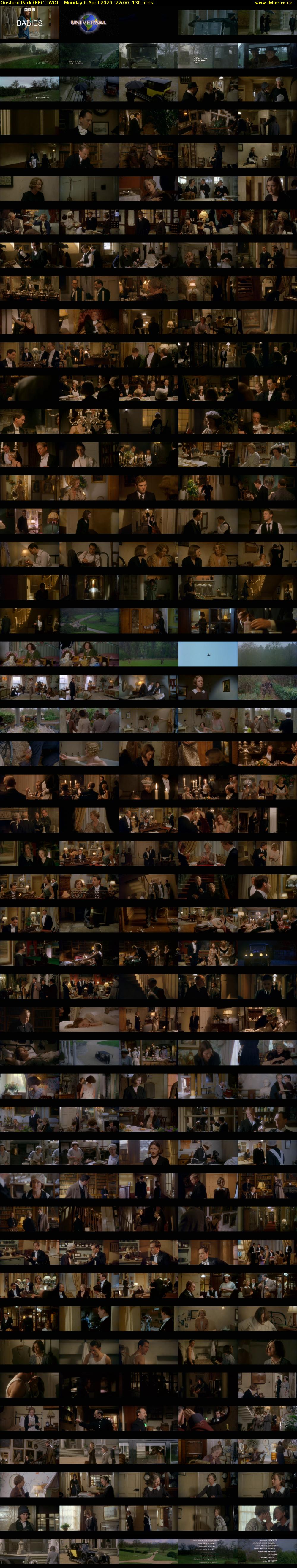 Gosford Park (BBC TWO) Monday 6 April 2026 22:00 - 00:10