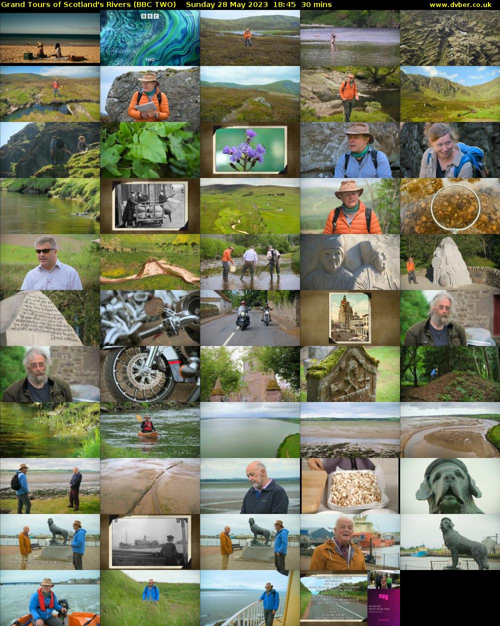 Grand Tours of Scotland's Rivers (BBC TWO) Sunday 28 May 2023 18:45 - 19:15