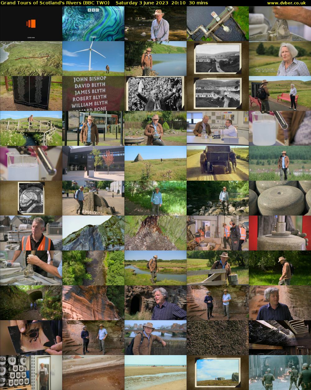 Grand Tours of Scotland's Rivers (BBC TWO) Saturday 3 June 2023 20:10 - 20:40