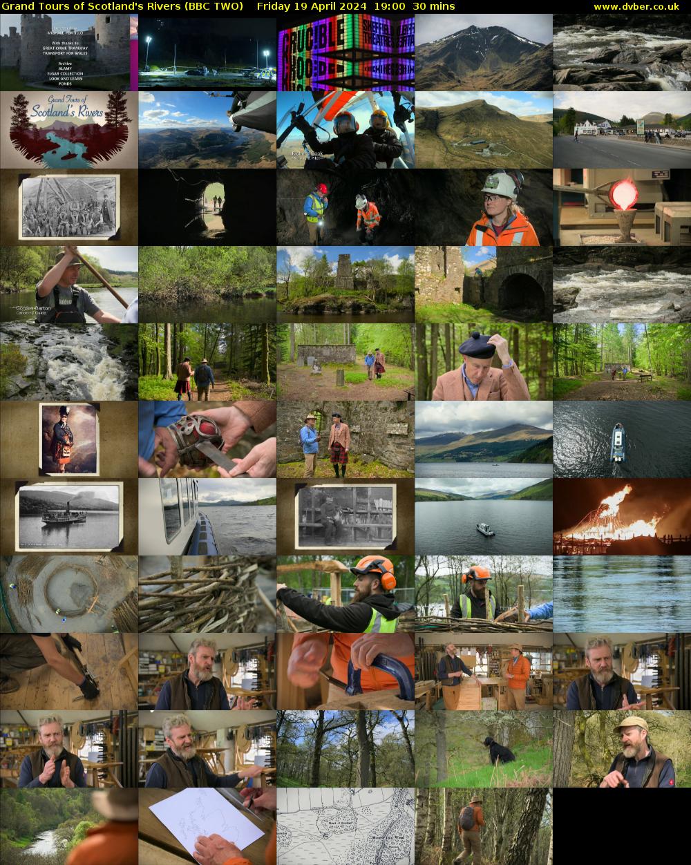 Grand Tours of Scotland's Rivers (BBC TWO) Friday 19 April 2024 19:00 - 19:30