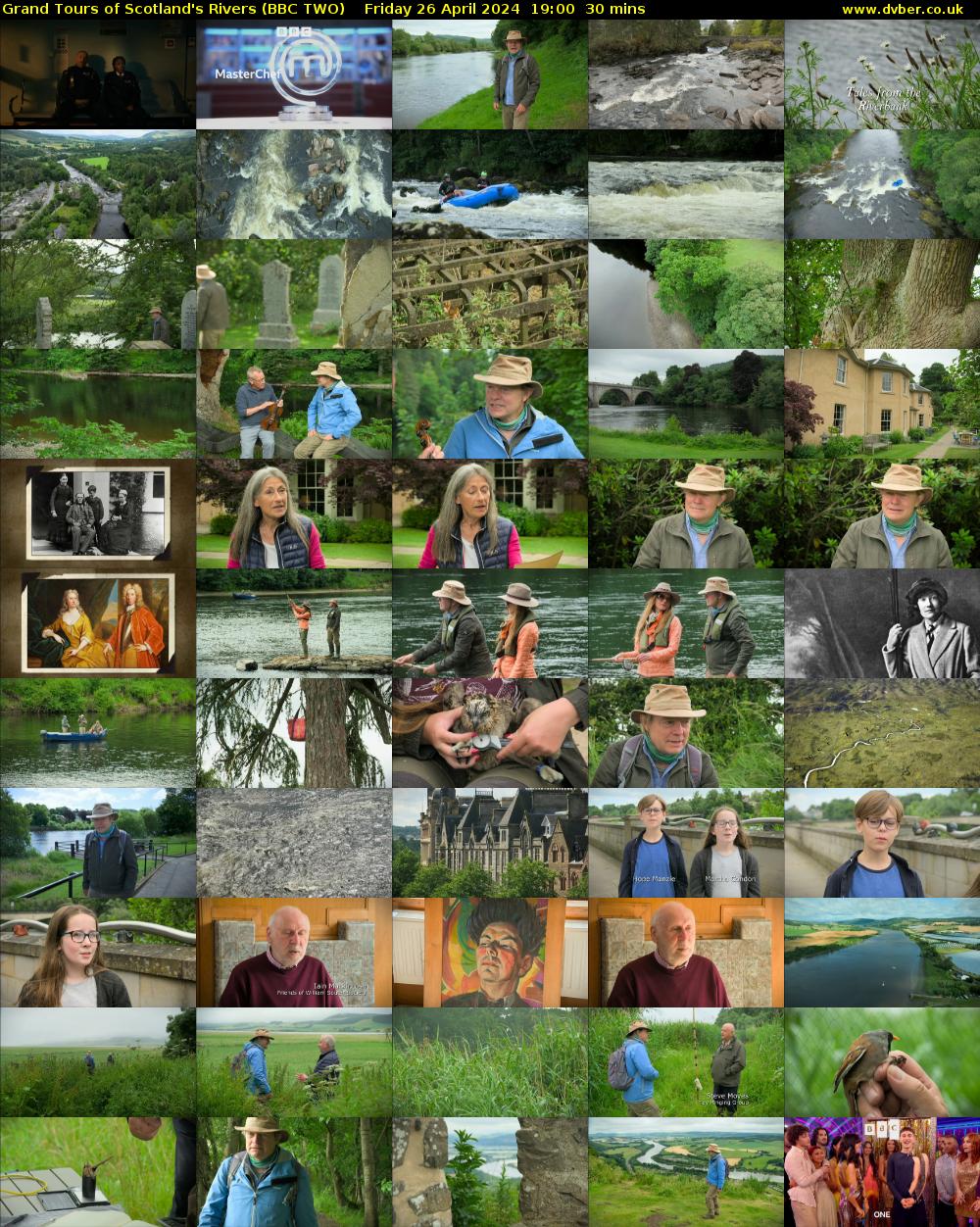Grand Tours of Scotland's Rivers (BBC TWO) Friday 26 April 2024 19:00 - 19:30