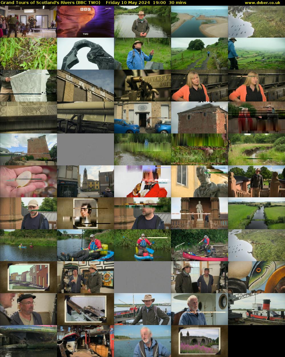 Grand Tours of Scotland's Rivers (BBC TWO) Friday 10 May 2024 19:00 - 19:30