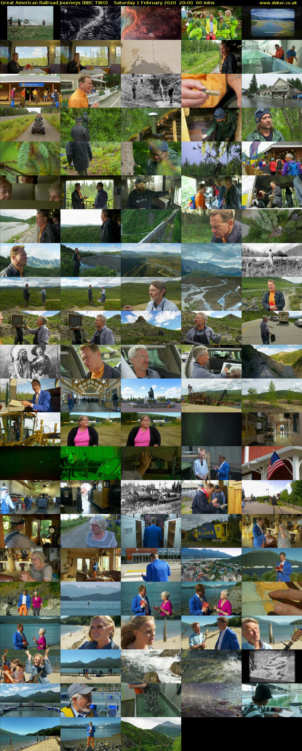 Great American Railroad Journeys (BBC TWO) Saturday 1 February 2020 20:00 - 21:00
