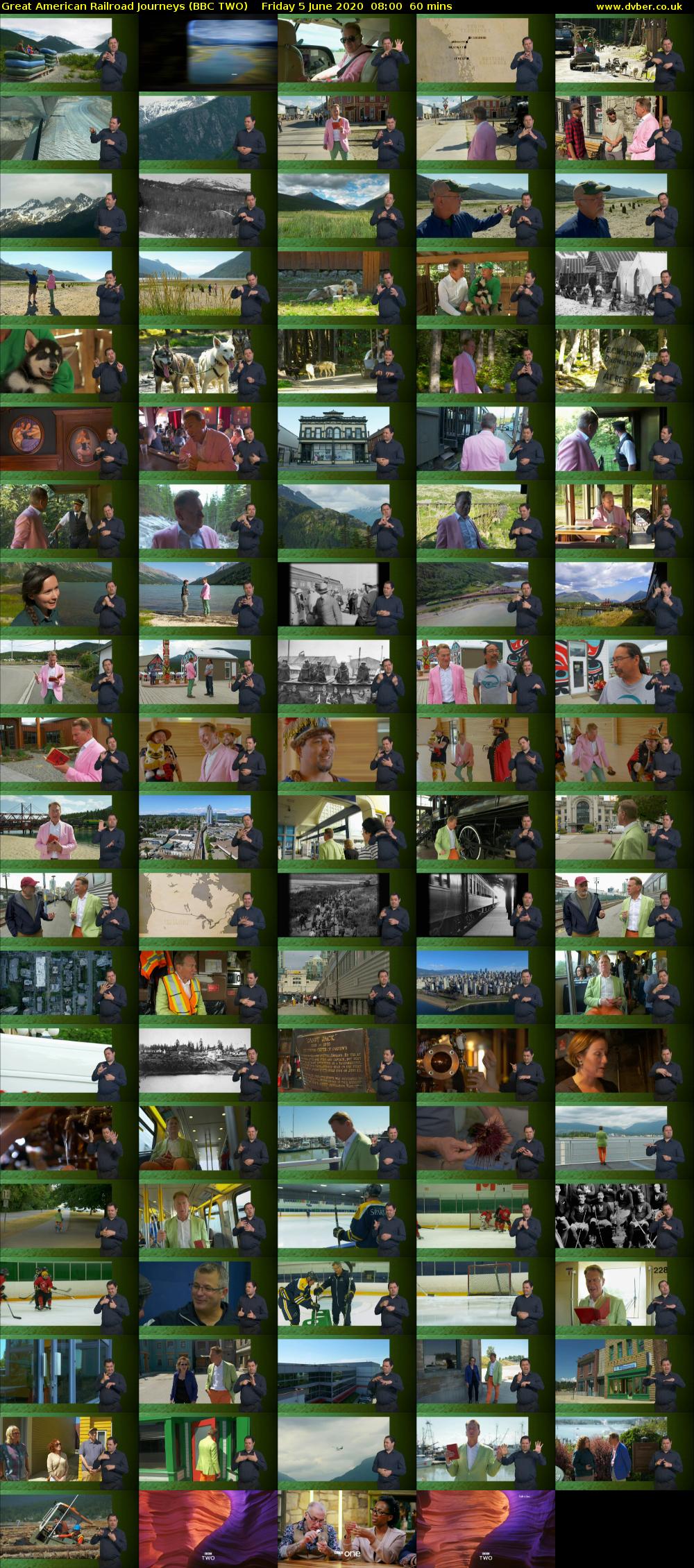 Great American Railroad Journeys (BBC TWO) Friday 5 June 2020 08:00 - 09:00