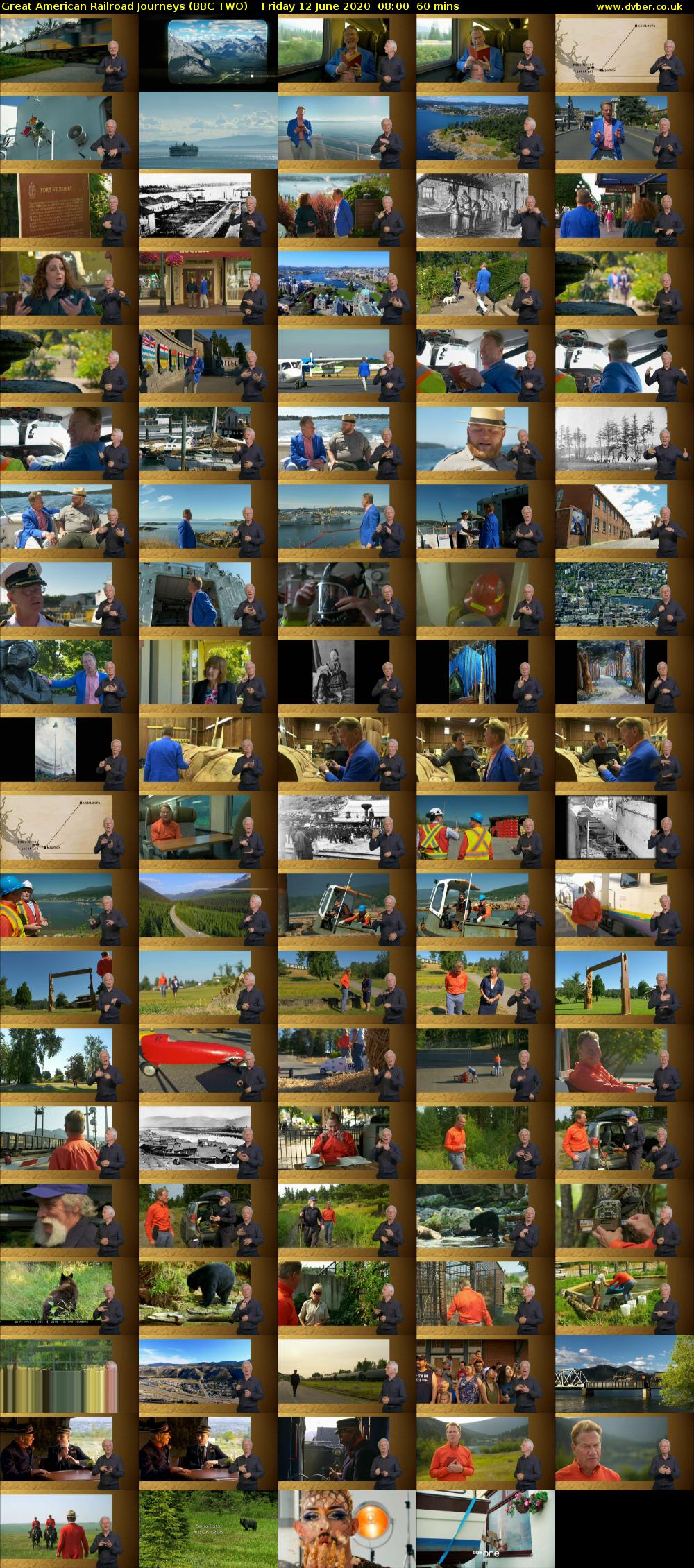 Great American Railroad Journeys (BBC TWO) Friday 12 June 2020 08:00 - 09:00
