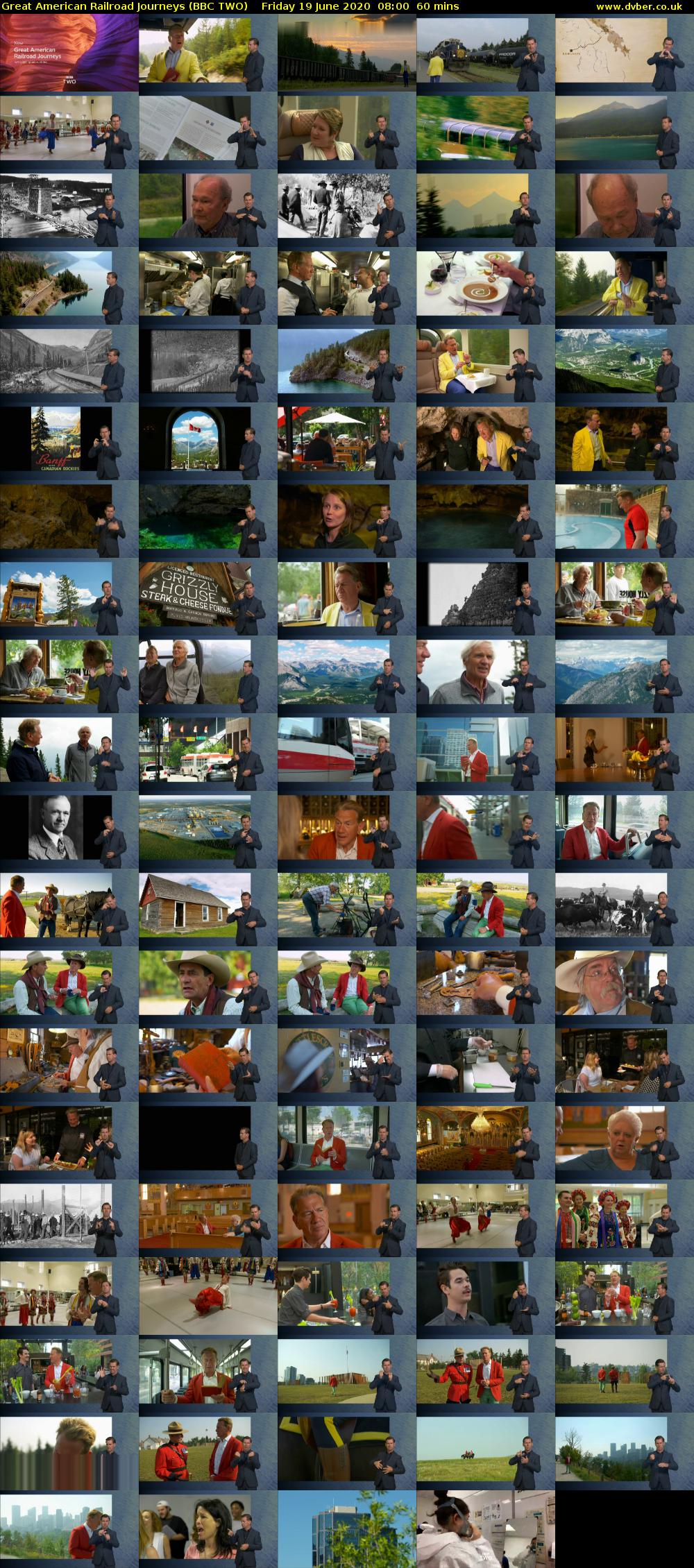 Great American Railroad Journeys (BBC TWO) Friday 19 June 2020 08:00 - 09:00