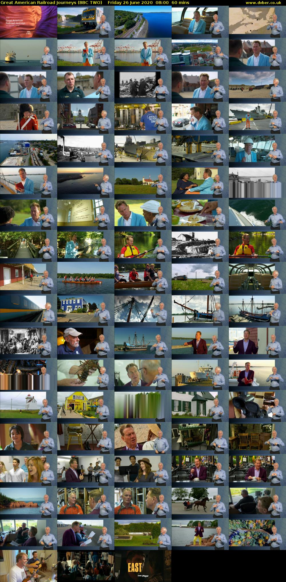 Great American Railroad Journeys (BBC TWO) Friday 26 June 2020 08:00 - 09:00