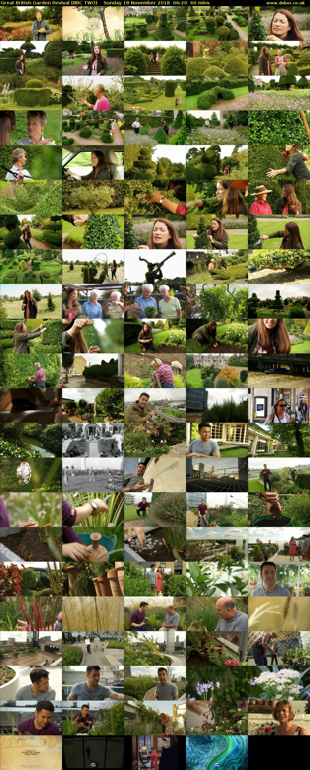 Great British Garden Revival (BBC TWO) Sunday 18 November 2018 06:20 - 07:20
