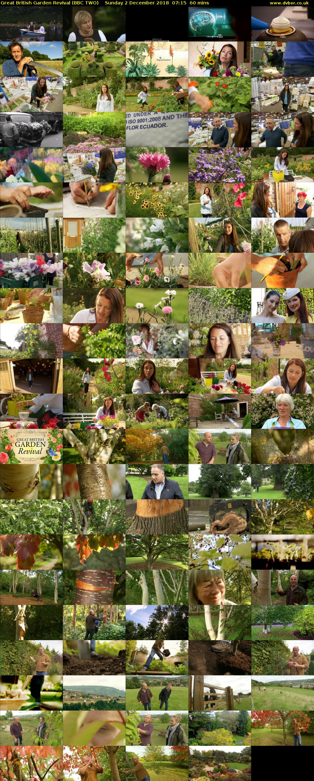 Great British Garden Revival (BBC TWO) Sunday 2 December 2018 07:15 - 08:15