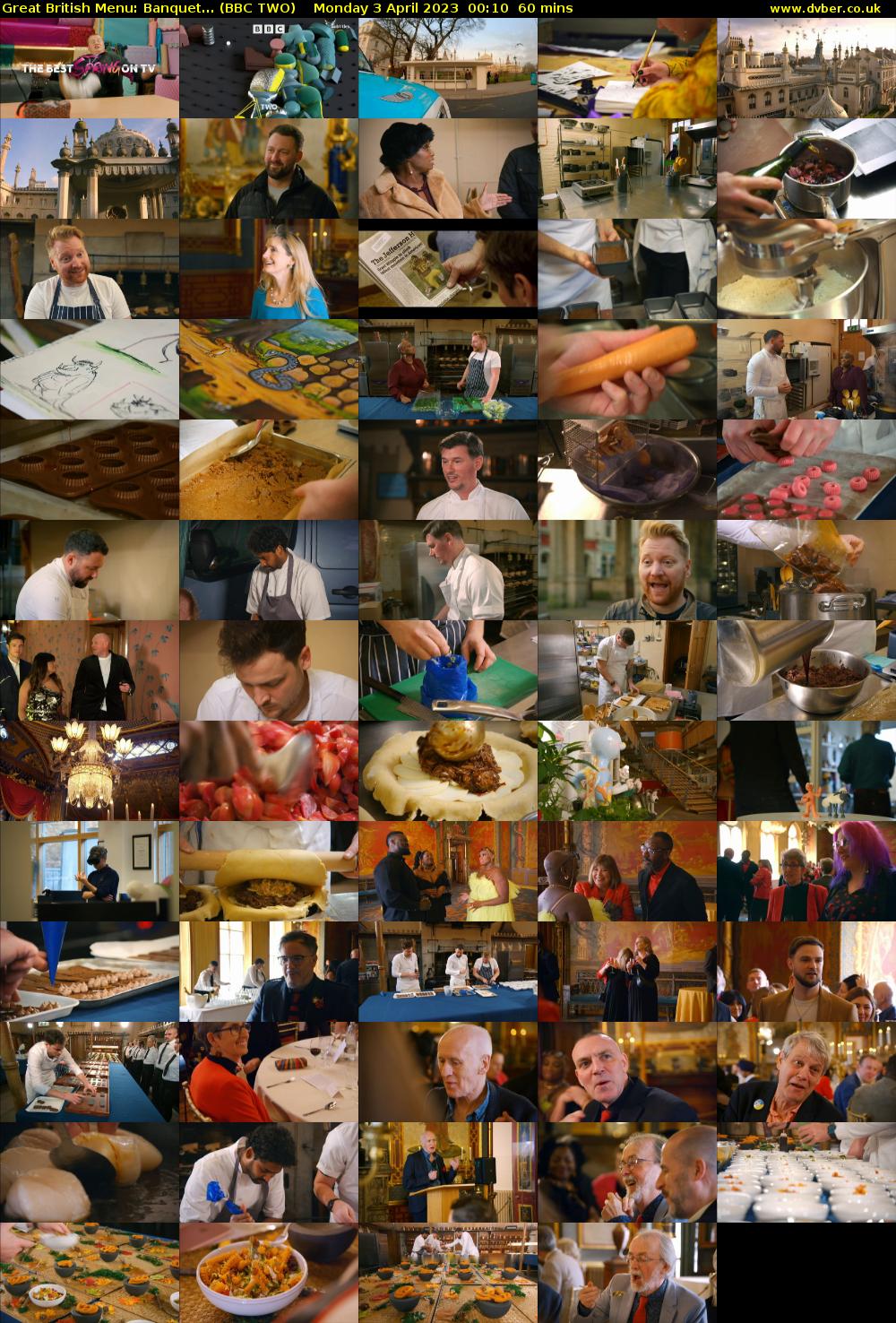 Great British Menu: Banquet... (BBC TWO) Monday 3 April 2023 00:10 - 01:10