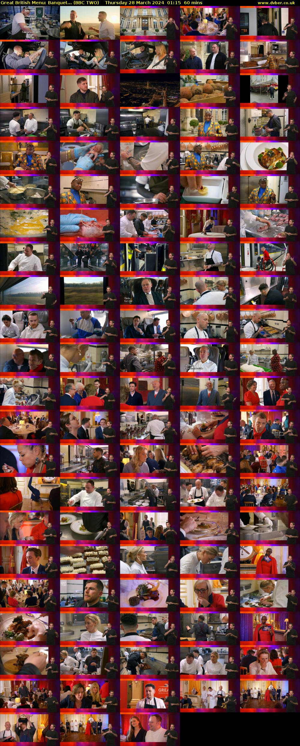 Great British Menu: Banquet... (BBC TWO) Thursday 28 March 2024 01:15 - 02:15